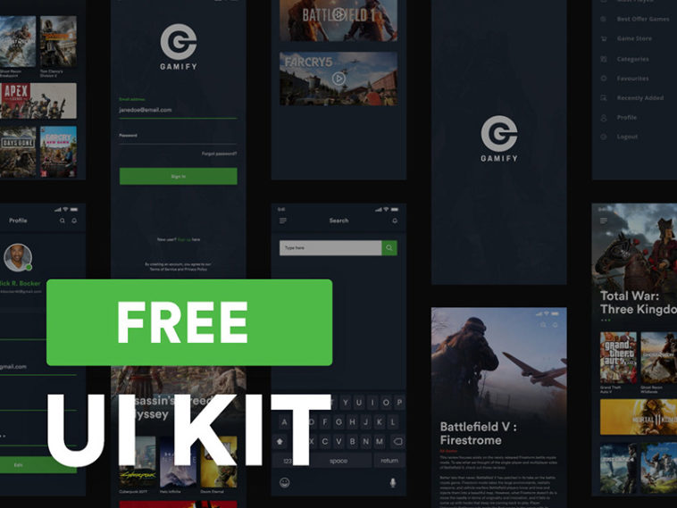 Game Ui Kit Adobe Xd Xd File