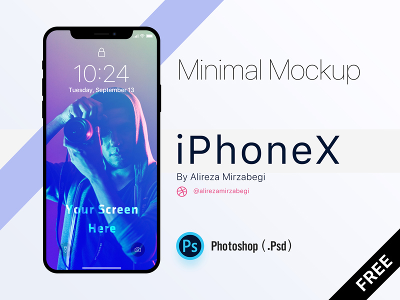SimpleiPhoneXMockup