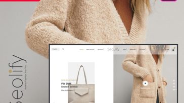 Fashion Dress Store Website XD Template