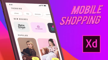 Fashion ecommerce template adobe xd file