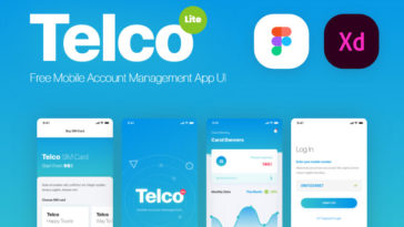 Figma Mobile App Teamplate