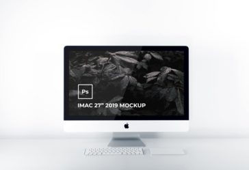 apple product imac website mockup