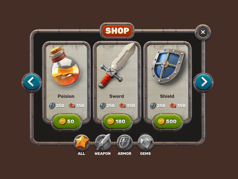 Game Ui Icons For Free Xd