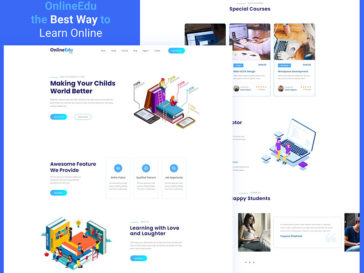Online Tutor Class Website Template
