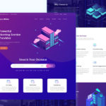 website ui kit adobe xd template free download