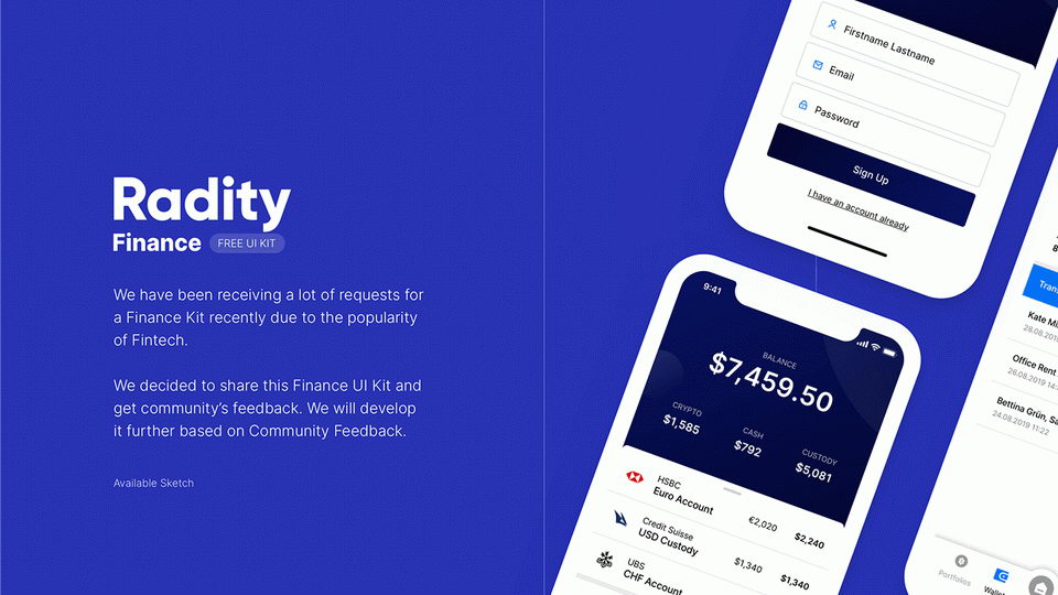 Finance Ui Kit Xdfile