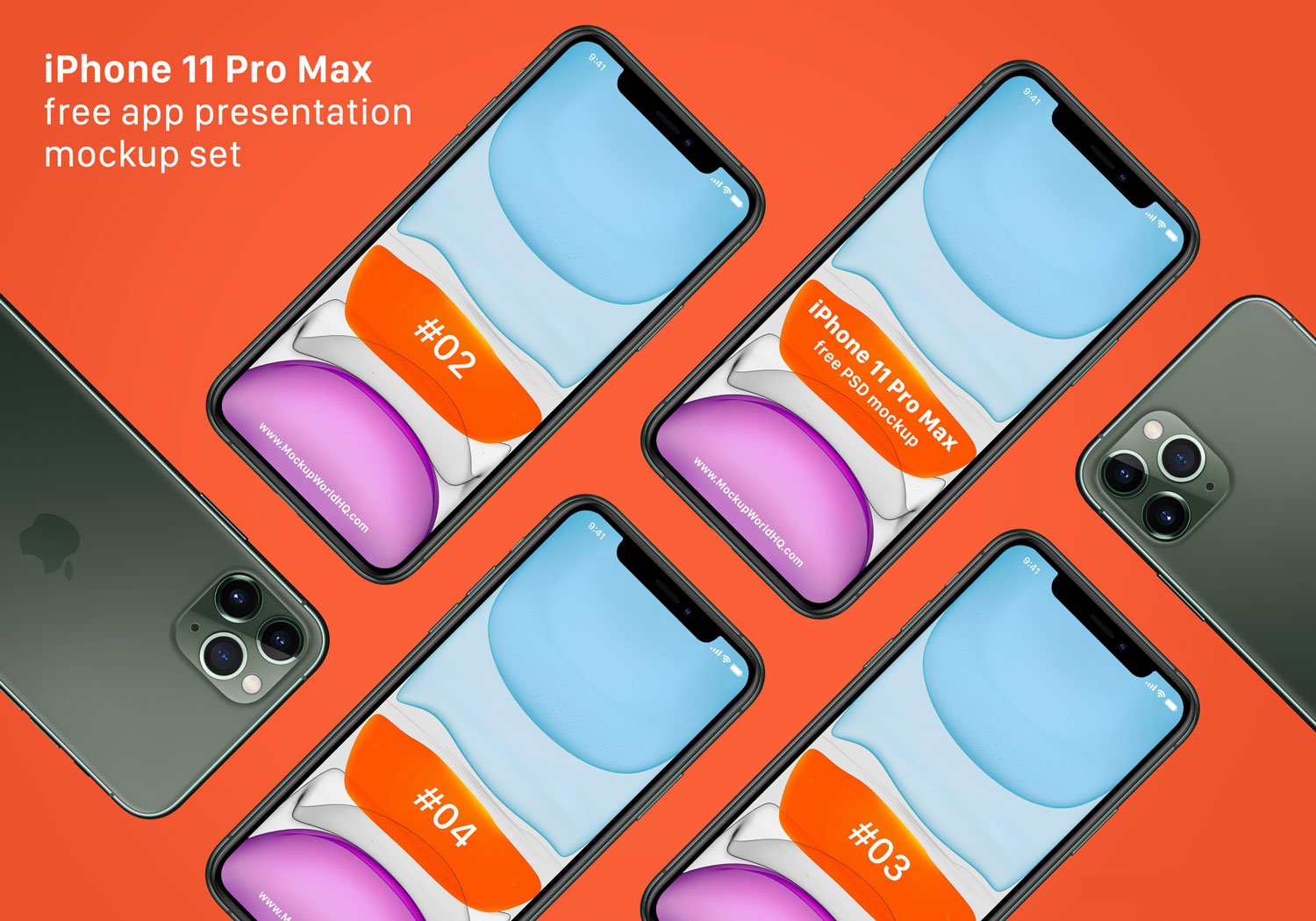 Download Iphone 11 Pro Max Free App Presentation Mockup Xd File