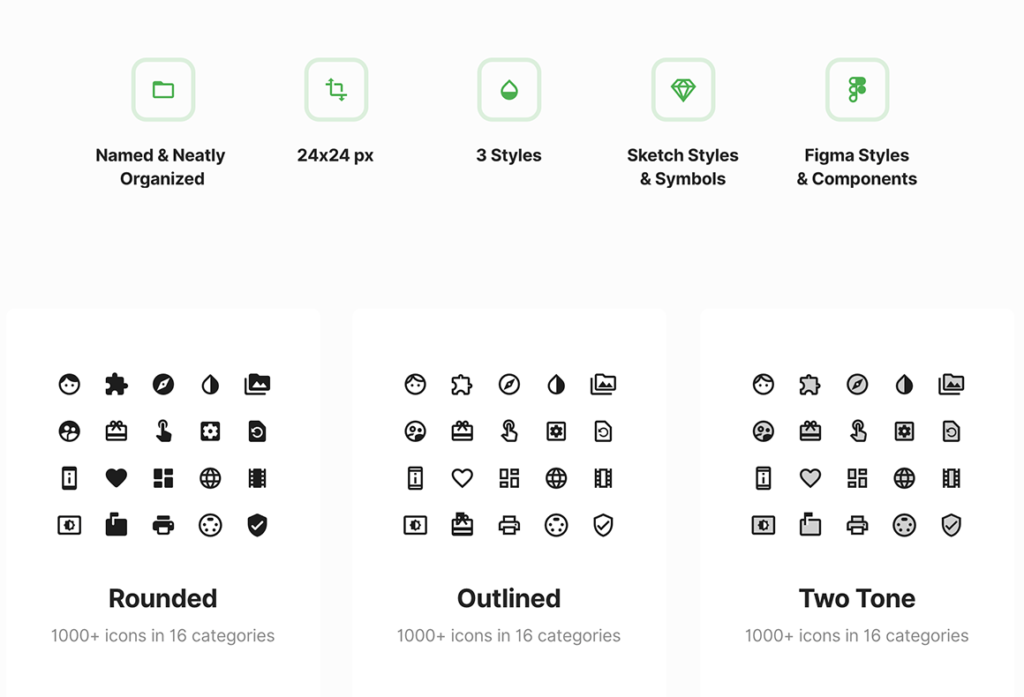 Modern Material Icons Library 1000+ free vector icons Xd File