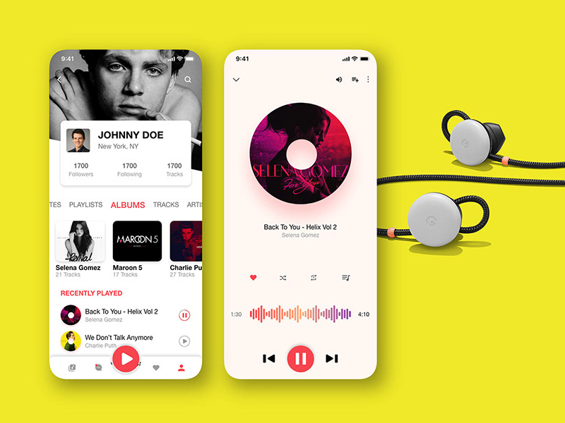 Music App Ui Concept Free Download