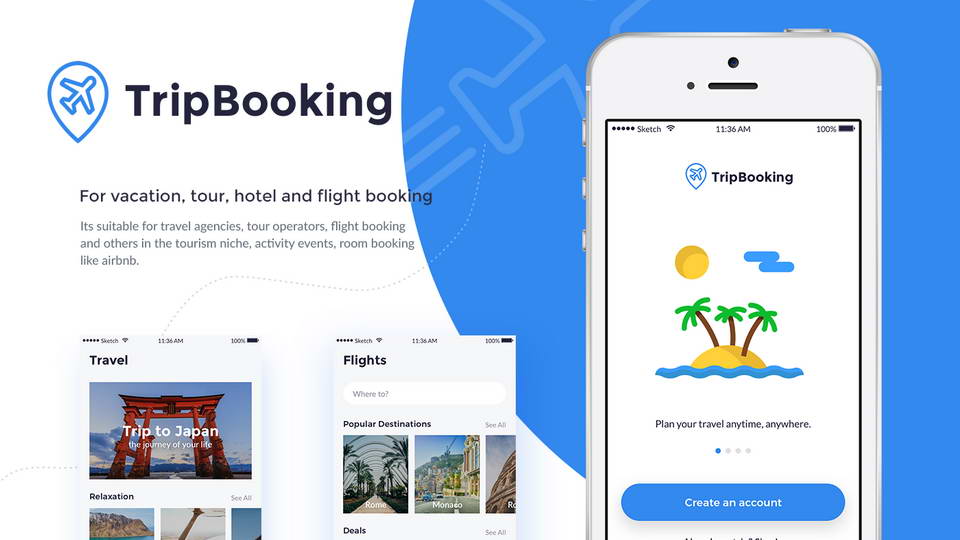 Trip Booking App Free