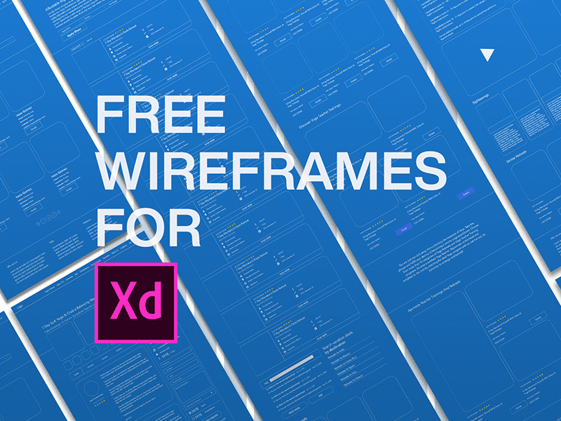 Free Wireframes For Adobe Xd