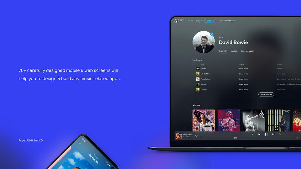 Music Ui Kit Xd