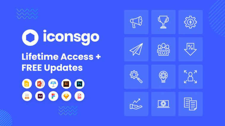 Modern 60 SVG Icons Pack – Pure Sugar - Xd File