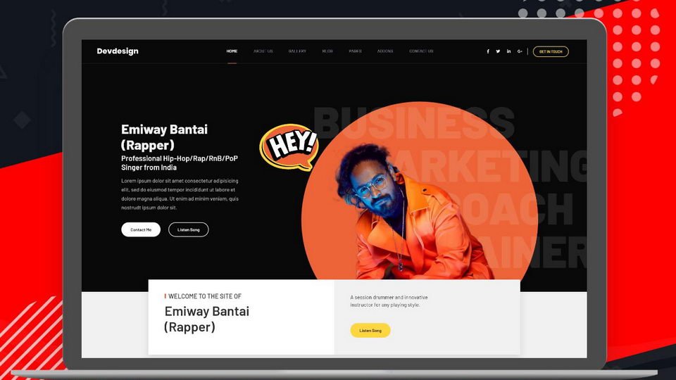 Musican Web Template 1