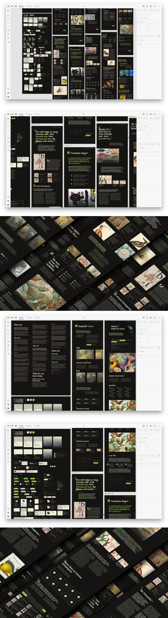 Free Ui Radical Free UI kit for Adobe XD - Xd File