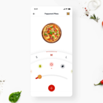 Pizza order app XD animation Templates