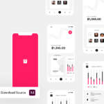 Free Wallet Mobile App Concept XD Template