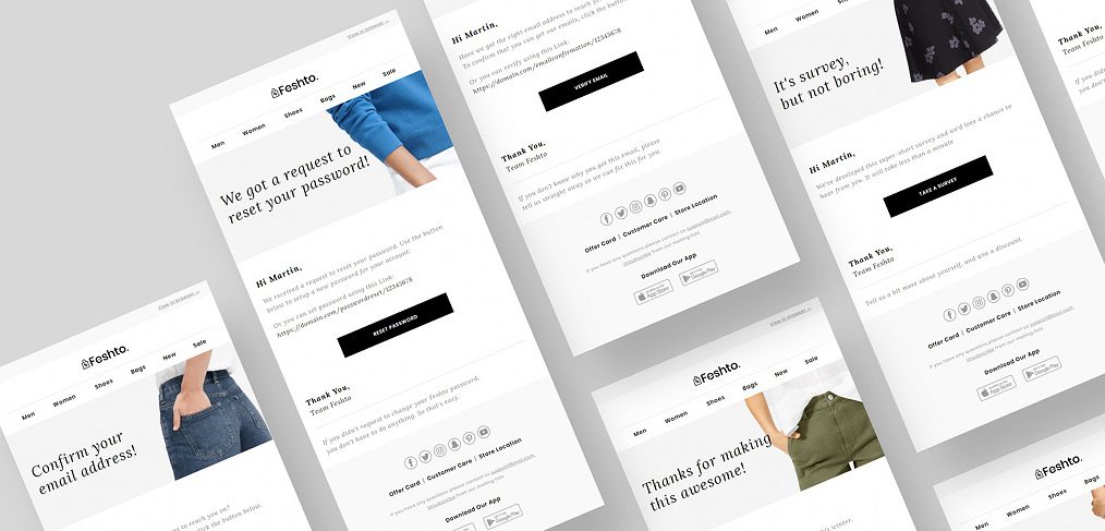 Email Notification Xd Template