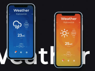 Adobe Xd Xd Weather App Design