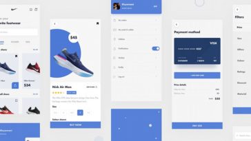 Nike App Redesign Concept Adobe XD Template