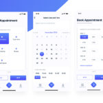 Dental Clinic Booking Appointment App UI Kit XD Template