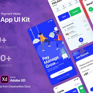 Neumorphism UI Kit PSD files - Xd File