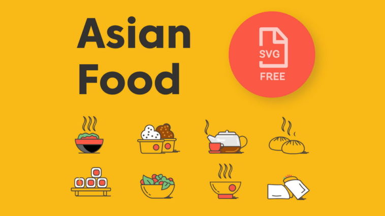 Download Free Asian Food Icon Pack Xd File