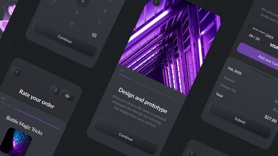 Neumorphism UI Kit PSD files - Xd File