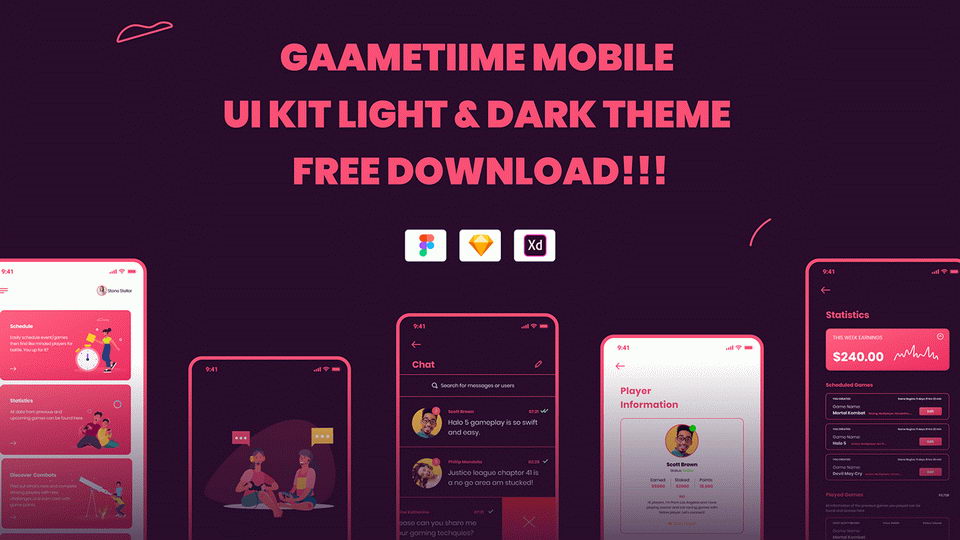 Games Mobile App Templates