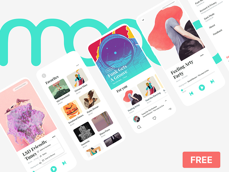 Moood Ui Kit Free