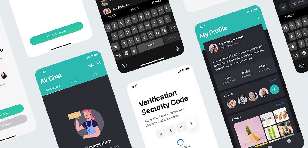 Sophie Messaging Xd Ui Kit Demo