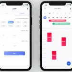 Mobile Calendar XD Template