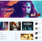 Online Media Services Website Landing Page