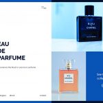 Perfume Website Homepage XD