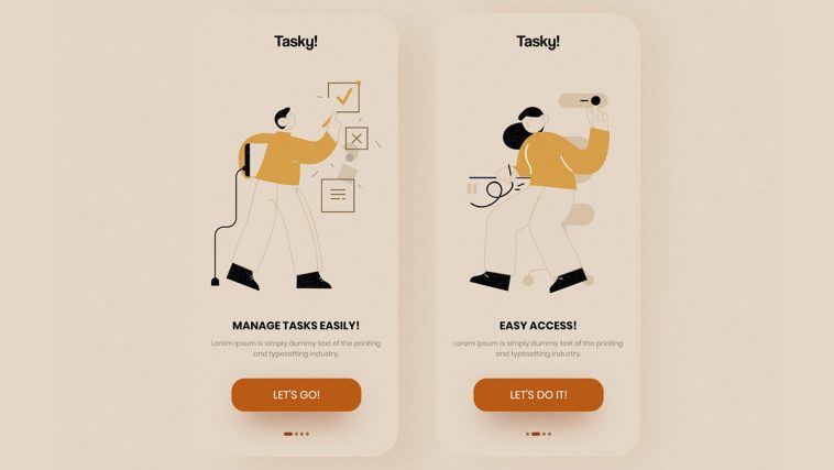 Task Management XD Onboarding