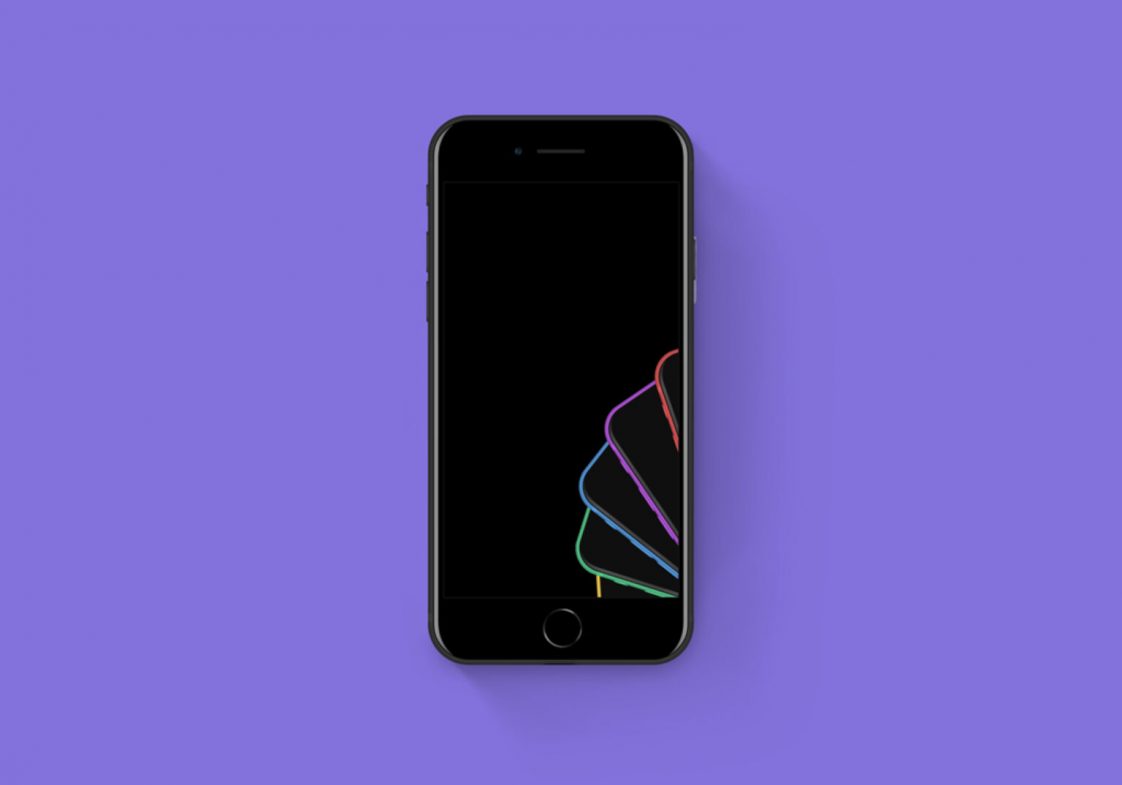 Free Black iPhone SE Mockup PSD - Free Mobile Mockups | Xd File