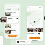 Cafe Finder Adobe XD Mobile App Template