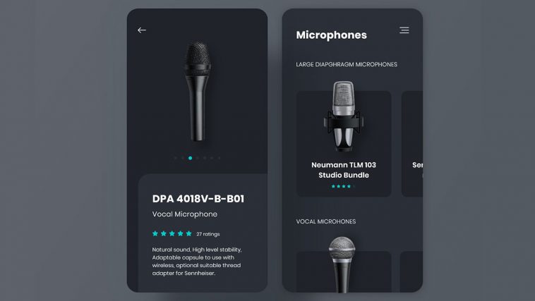 Dark Microphones App