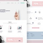 Free Adobe XD Women Health Medical Landing Page