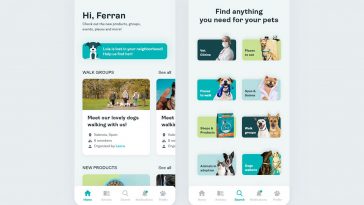 Pets Care Adobe XD App Template