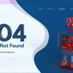 Adobe XD 404 Page Template