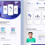 Apps Creator Landing Page XD Templates