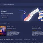 Books Web App UI XD Template and Interaction