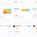 Recruiters Employers dashboard design XD Templates