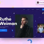 Free Team Landing Page XD