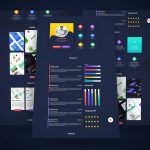 Adobe XD CV Resume Templates set