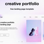 Creative Portfolio Landing Page XD Template