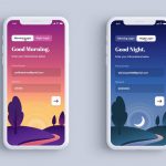 Day-Night XD Login Screen Animation Template