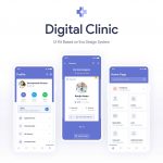 Free Digital Clinic Sketch UI Kit