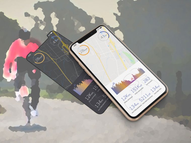 Free Cycling Stats App Xd